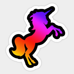 Rainbow Unicorn Sticker